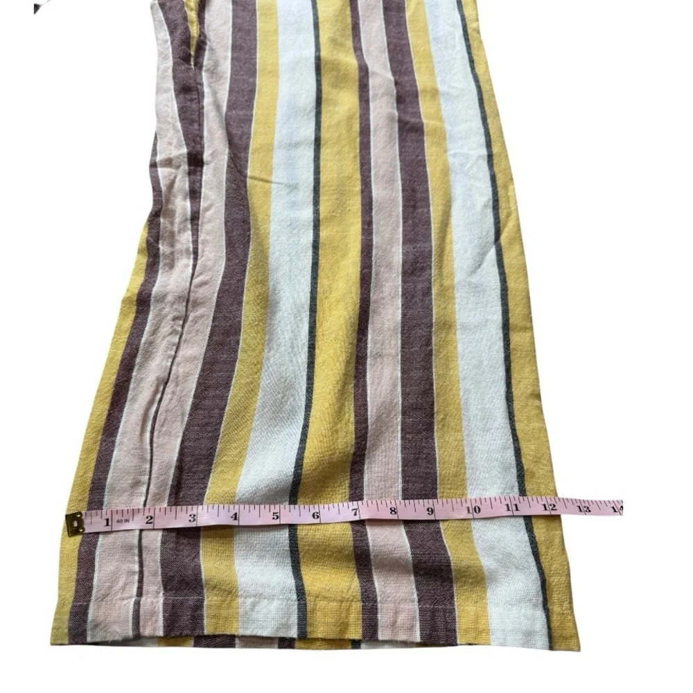 Anthropologie Seafolly Talia Striped Cropped Pants size M - Picture 11 of 11